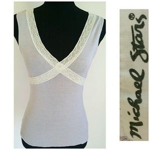 Michael Stars V-neck Tank Top  Anthropologie